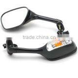 Blcak Mirrors With Clear Turn Signals Lights for 2006-2008 Suzuki GSXR 600 750 1000 thumbnail-1