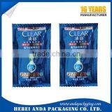 Shampoo Sachet Packaging / Promotional Small Shampoo Packaging Bag for Hotel Shampoo Sachet Packaging / Plastic Film Roll