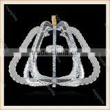 Guzhen Hanging Bright Light Crystal Chandeliers Commercial Stainless Steel Body Led Pendant Lighting for Hotel Quality Choice thumbnail-6