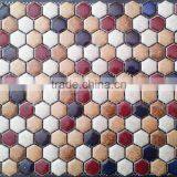 Nice Design Blue White Hexagon Mosaic Kiln thumbnail-3