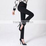 New Autumn Winter Ladies Casual Fashion Pencil Pants of Tall Waist Elastic Long Pants thumbnail-1