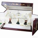 New Style Wooden Perfume Box/Wood Black Twin Perfume Box for 2014 Hot Sell