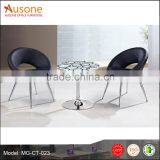 Modern a Leg Small Glass Coffee Table