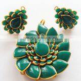 Pacchi Pendant Set With Earring Traditional Jewelry PS 13 thumbnail-1