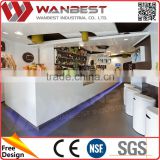 Latest Fashion fast Delivery indoor u-shaped night club bar counter