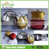High Quality Square Stainless Steel Hot Pot/ Mini Milk Pot /designer Stainless Steel Hot Pot
