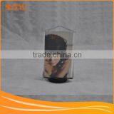 Wholesale Acrylic Rotatable Three Sides Photo Frame Display