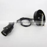 E26 Bakelite Hanging Lamp With Metal Ceiling Rose thumbnail-4