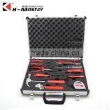 K-Mastet factory direct sales 11 pcs high quality household tool set aluminum alloy tool box