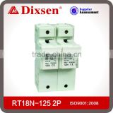 Low voltage Fuse Link& Fuse base RT18N-125-2P HRC electrical fuse types