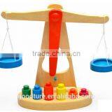 Wooden Balance Scale Kids Learning Toy thumbnail-6