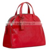 MD6050 Top two zipper open blank leather large tote bag