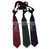 School Plain Tie in Red, Blue, Green thumbnail-1