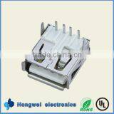 DIP 90 Degree USB 2.0 AF USB Connector Lock Out