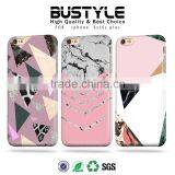 Pink Colorful Printer Marble Silicone Imd Phone Case for Iphone 7 for Iphone 6s Printer