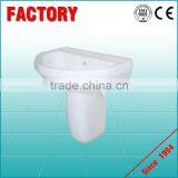 European Standard Oval Sink Washing Basin With Half Pedestal TGP-1003 thumbnail-1