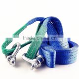 3T 6M high tenacity pet towing strap with eye hook for car