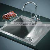 Topmount 304 Steel Single Bowl Handmade Kitchen Sink thumbnail-5