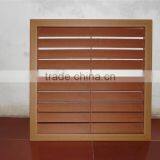 2015 Chinese Products Wood Composite Vertical Blind Louvers Used in Outside