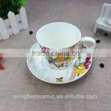 New Bone China Coffee Cups and Saucers