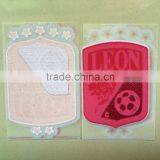 Factory Direct Soccer Patches 3d Flock Type Label Patch Football Badges Garment Usage Flock Patches thumbnail-4