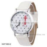 2016 Personalized Anchor Navy Blue Jean Wristwatch Canvas Wrist Watch thumbnail-2