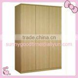 Melamine Particle Board 3 Door Wardrobe thumbnail-1