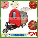 Stainless steel fashionable appearance food truck design