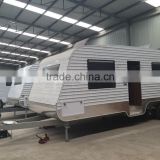 Aluminum 6.6m caravan Australia style with bunk bed inside