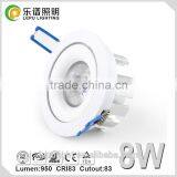 3 Year Warranty Rotating 8w Dimmable Led Recessed Downlight thumbnail-2