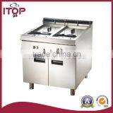Gas 2-Tank Fryer(4-Basket)With Cabinet
