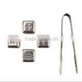 Brand New Design Reusable Stainless Steel Ice Cube, Ice Whiskey Stone, With Notation Logo thumbnail-4