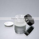 15ml,20ml,30ml & 50ml Size Stockable Round Shape Frosted Glass Jar For Face Cream thumbnail-2