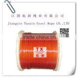 6*7 High Tensile PVC Coated Galvanized Steel Wire Rope Cable thumbnail-1