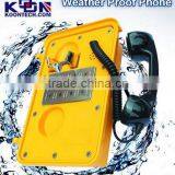 Industrial Analog intercom waterproof Telephone Weatherproof Emergency Telephone Waterproof Industrial Telephone
