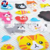 2015 new arrived unique elegant wholesale craft puffy fancy sticker for kids