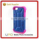 [UPO] Classical Shockproof Hybrid Combo Rose Red Silicone Back Cover Case for IPhone 5 thumbnail-4
