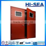 ABS CCS BV Marine A60 A30 A15 B15 B0 Double-Leaf Steel Fire Door for Ship
