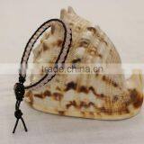 Make Leather Wrap Crystal Beads Pearl Crystal Bracelet thumbnail-3