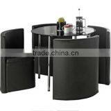 Space-saving Dining Table and Chair Set thumbnail-4