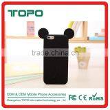 Soft Silicone Material Colorful 3D Cartoon Mickey Mouse Ear Phone Cover For Iphone5 6 6s 7 Plus Cases thumbnail-2