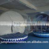 Advertising Inflatable Snow Ball With Printing,Indoor and Outdoor Large PVC Snow Globes Commercial Use