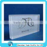 Acrylic Name Plate Block Custom Acrylic Perspex Name Block