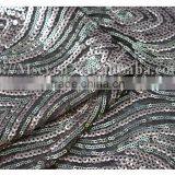 Antique Gold Fancy Pretty Glitter Sequins Embroidery Sequin Fabric for Dress thumbnail-3
