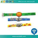 Top Supplier Watch Style PVC RFID Wristband With NTAG213 Chip thumbnail-1