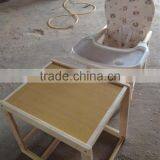 Manufacture Wooden Baby Highchair Multi-function Baby Eating Chair thumbnail-3