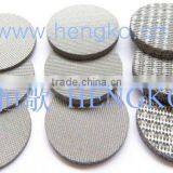 Multilayer Wire Mesh Sintered Stainless Steel Filter Disc