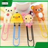 Office Stationery Personalized Rubber Meta Cartoon Animal Paper Clip Holder thumbnail-4