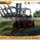 4.0T Diesel Engine Forklift, 4x4 Forklift Loader, Farm Tractor thumbnail-3