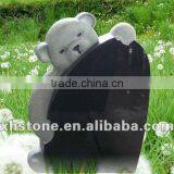 White Bear Style Black Polished Monument thumbnail-1